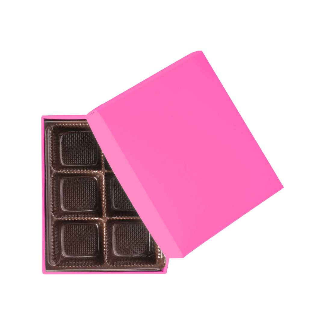 2 PC Chocolate Box - 4.5 x 3.75 x 1.25