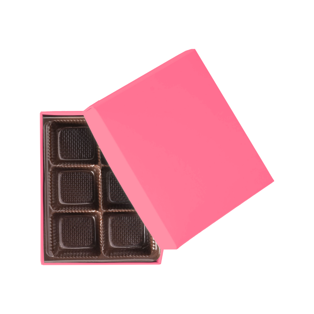 2 PC Chocolate Box - 4.5 x 3.75 x 1.25