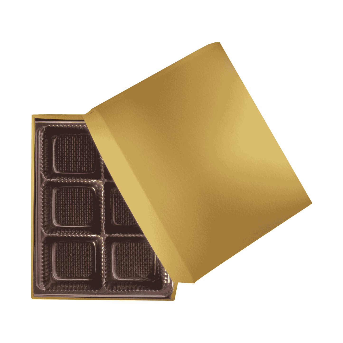2 PC Chocolate Box - 4.5 x 3.75 x 1.25