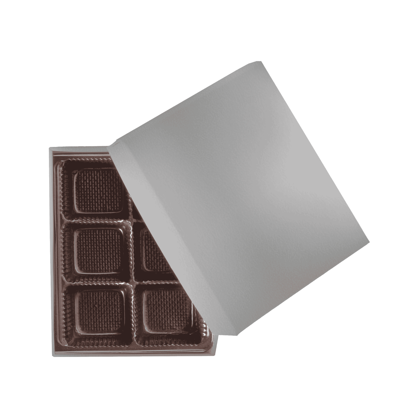 2 PC Chocolate Box - 4.5 x 3.75 x 1.25