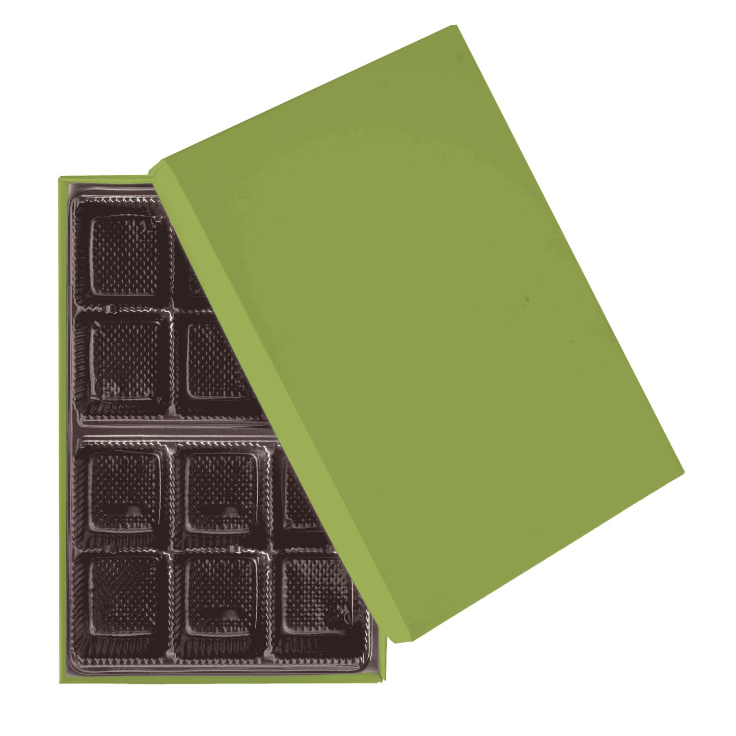 2 PC Chocolate Box - 7.25 x 4.75 x 1.25