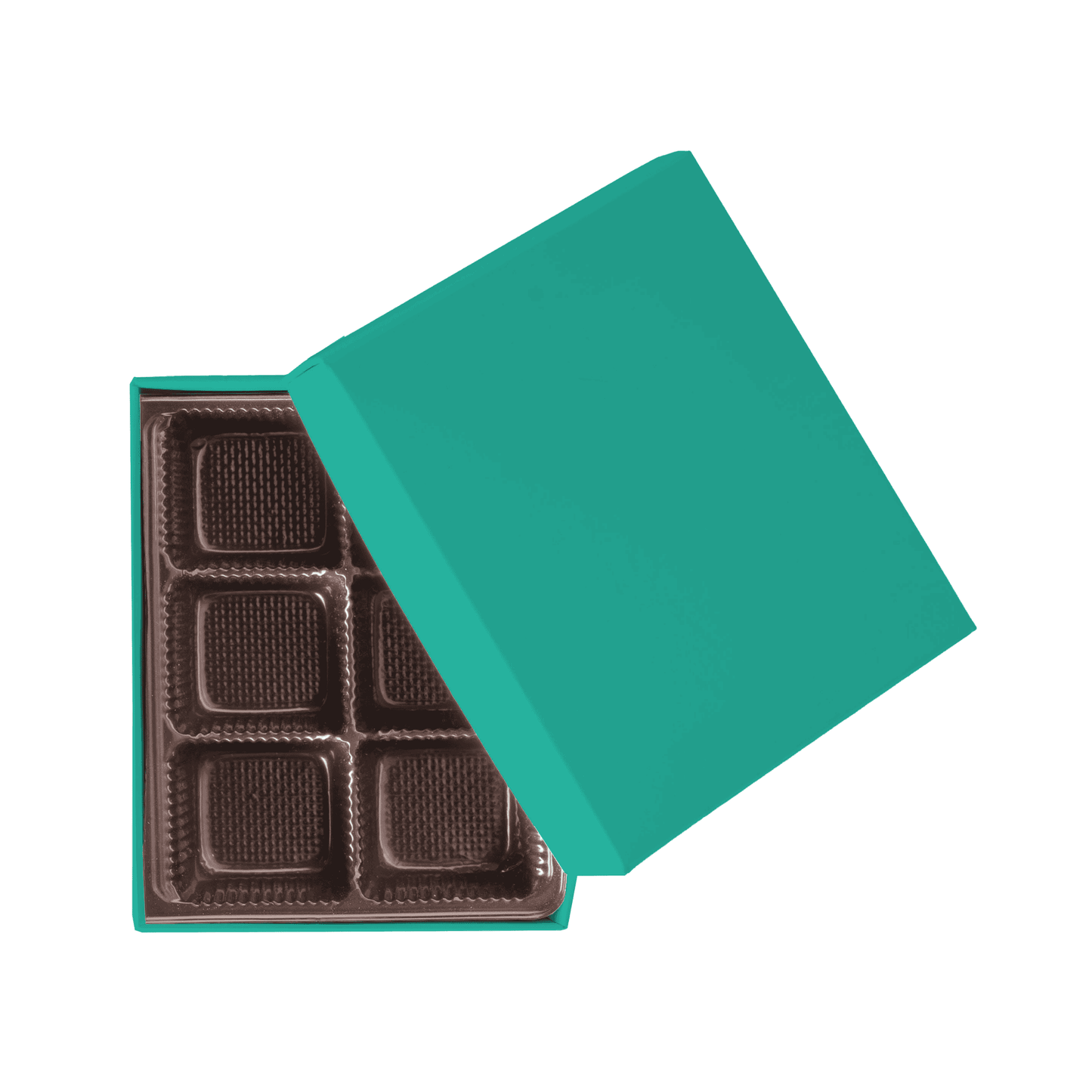 2 PC Chocolate Box - 7.25 x 4.75 x 1.25
