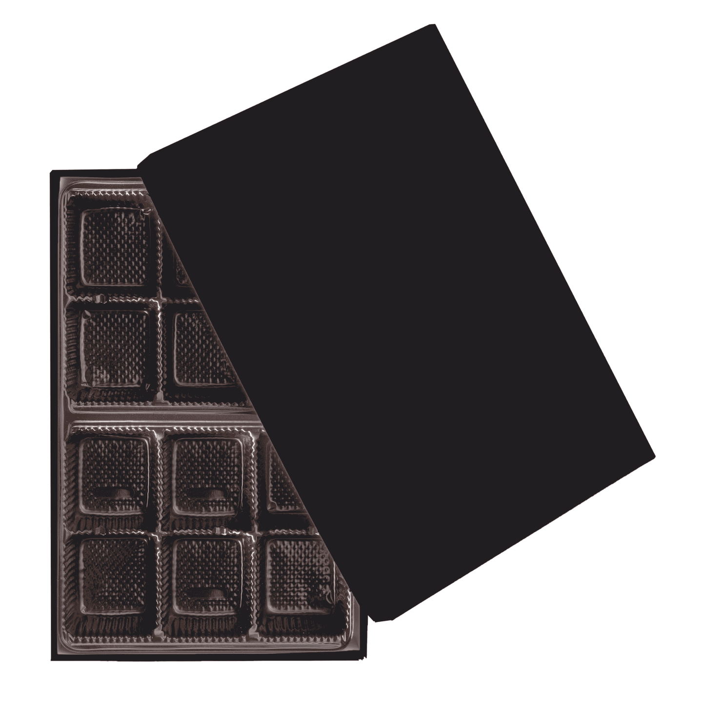 2 PC Chocolate Box - 7.25 x 4.75 x 1.25