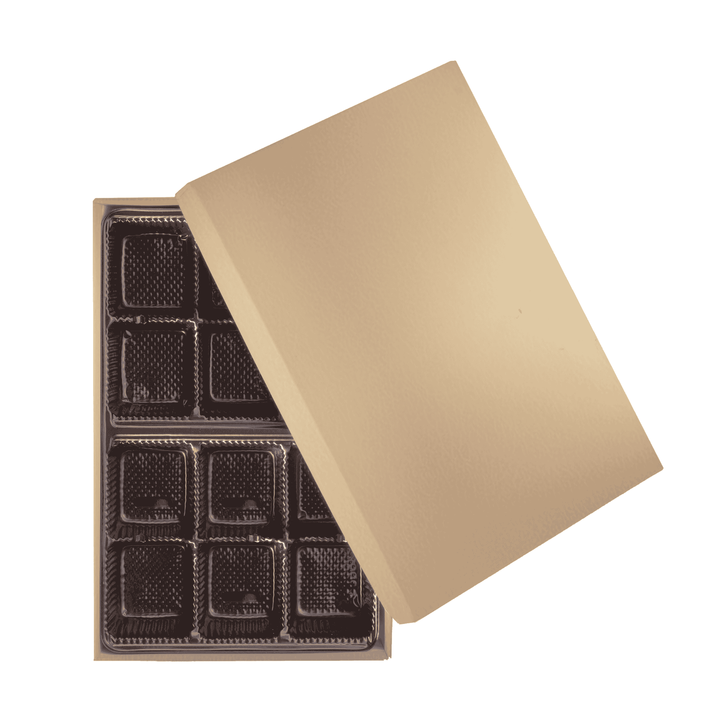 2 PC Chocolate Box - 7.25 x 4.75 x 1.25