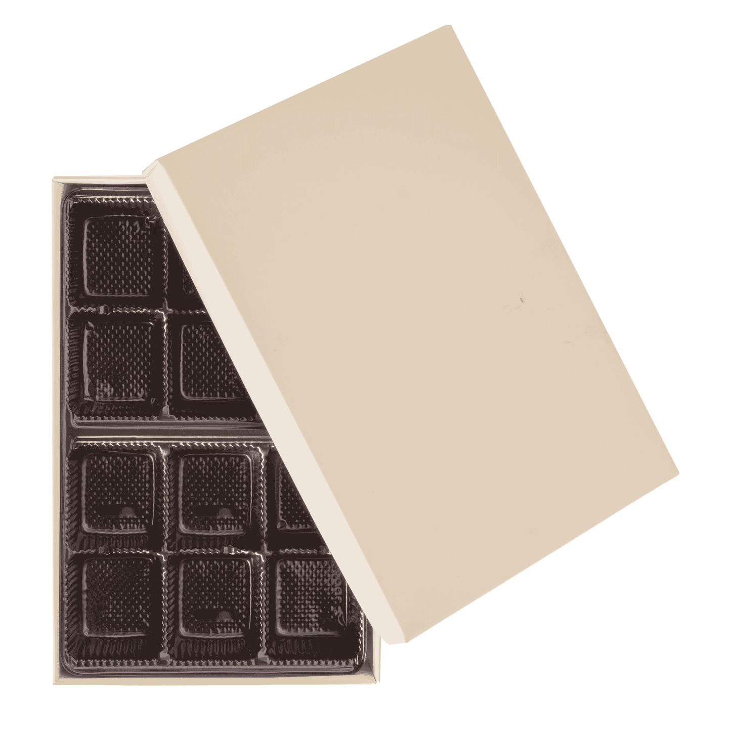 2 PC Chocolate Box - 7.25 x 4.75 x 1.25