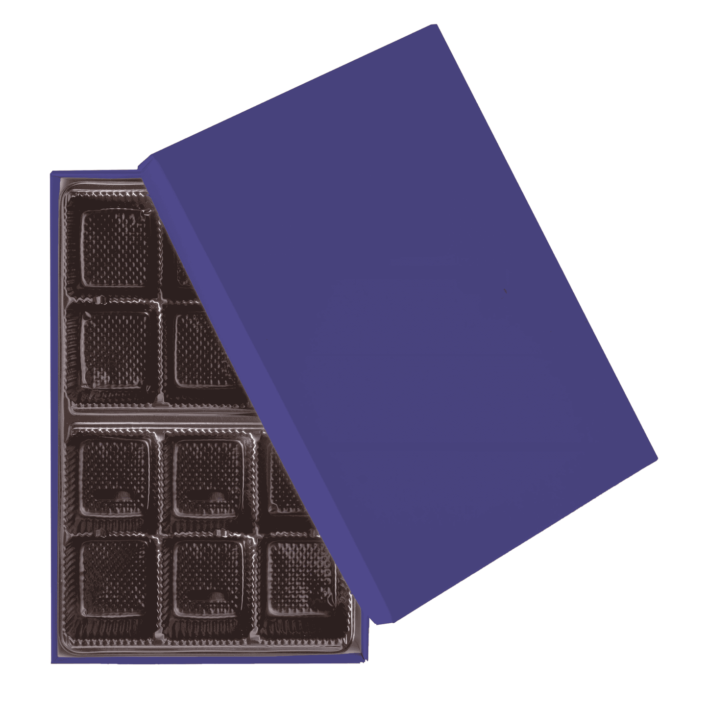 2 PC Chocolate Box - 7.25 x 4.75 x 1.25