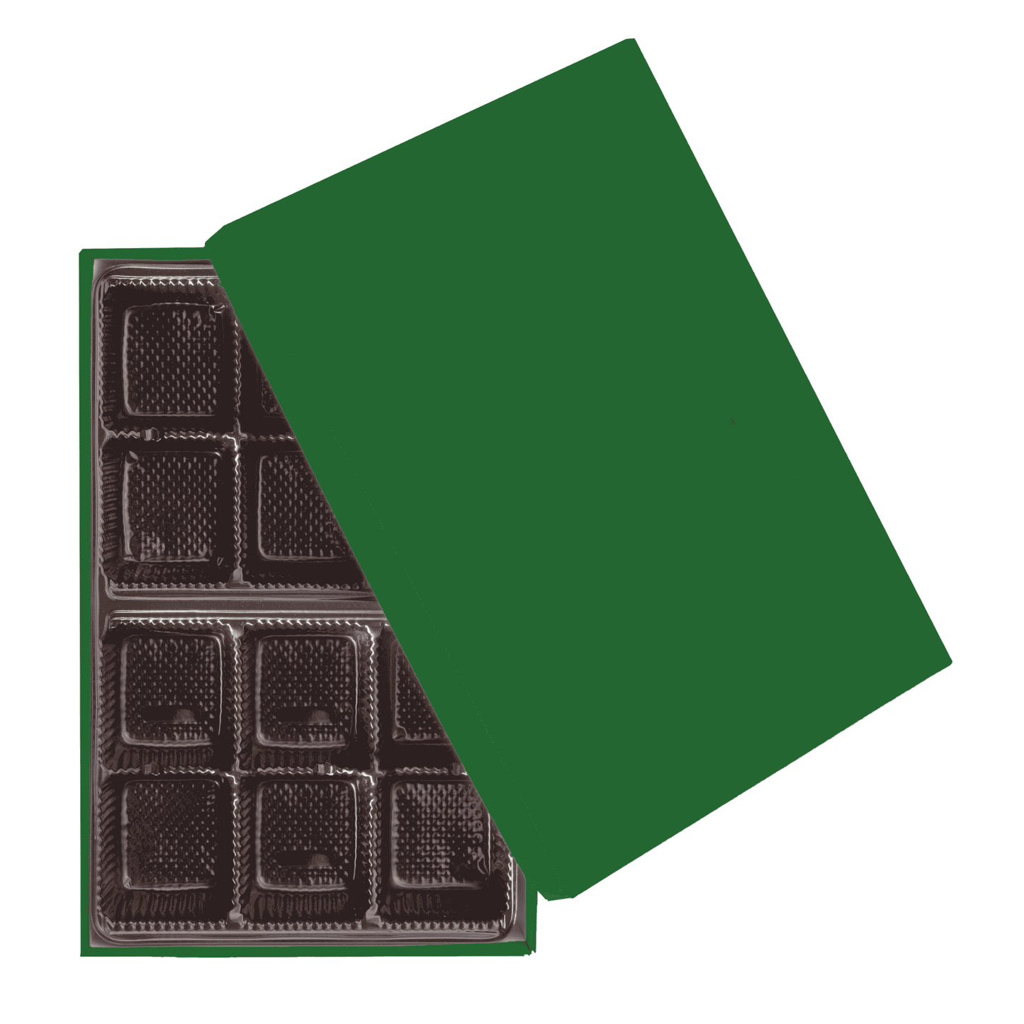 2 PC Chocolate Box - 7.25 x 4.75 x 1.25