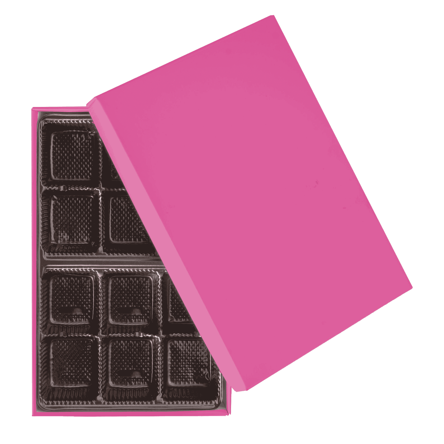 2 PC Chocolate Box - 7.25 x 4.75 x 1.25