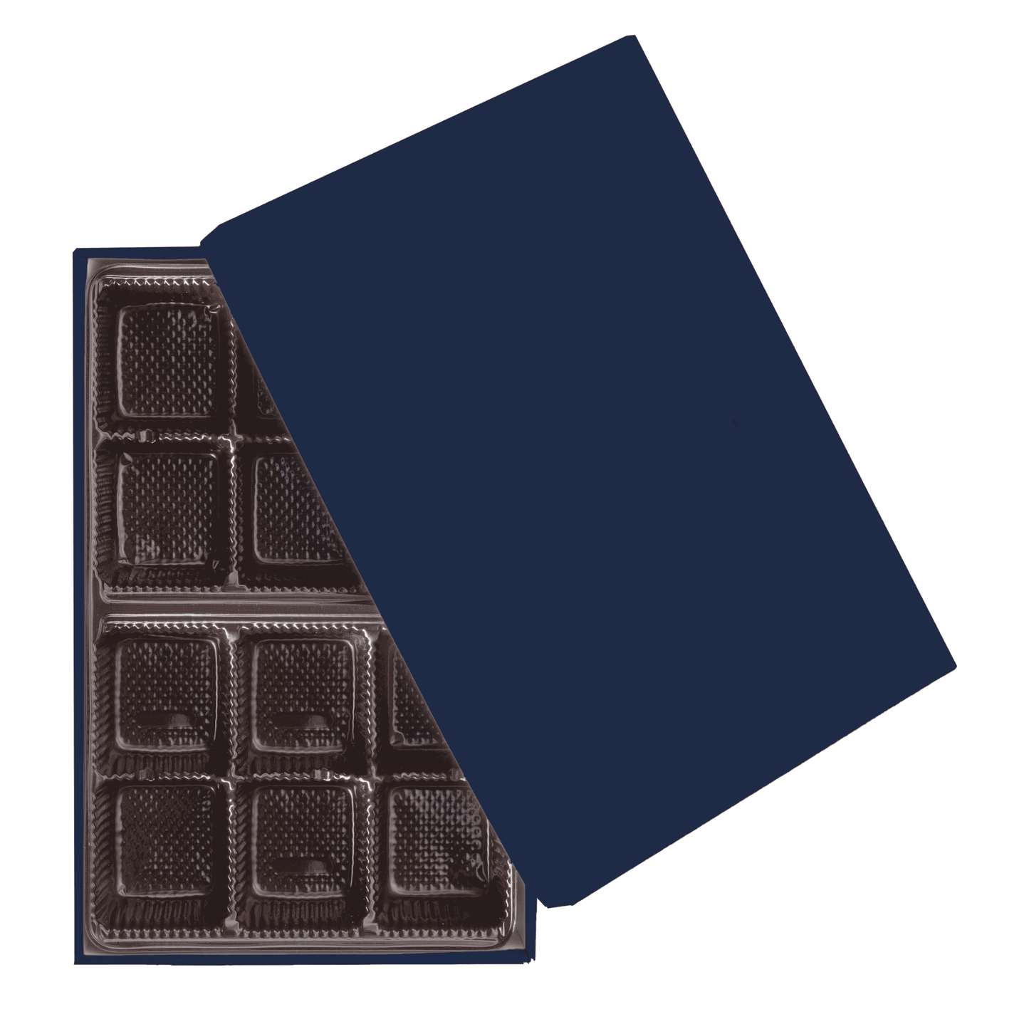 2 PC Chocolate Box - 7.25 x 4.75 x 1.25