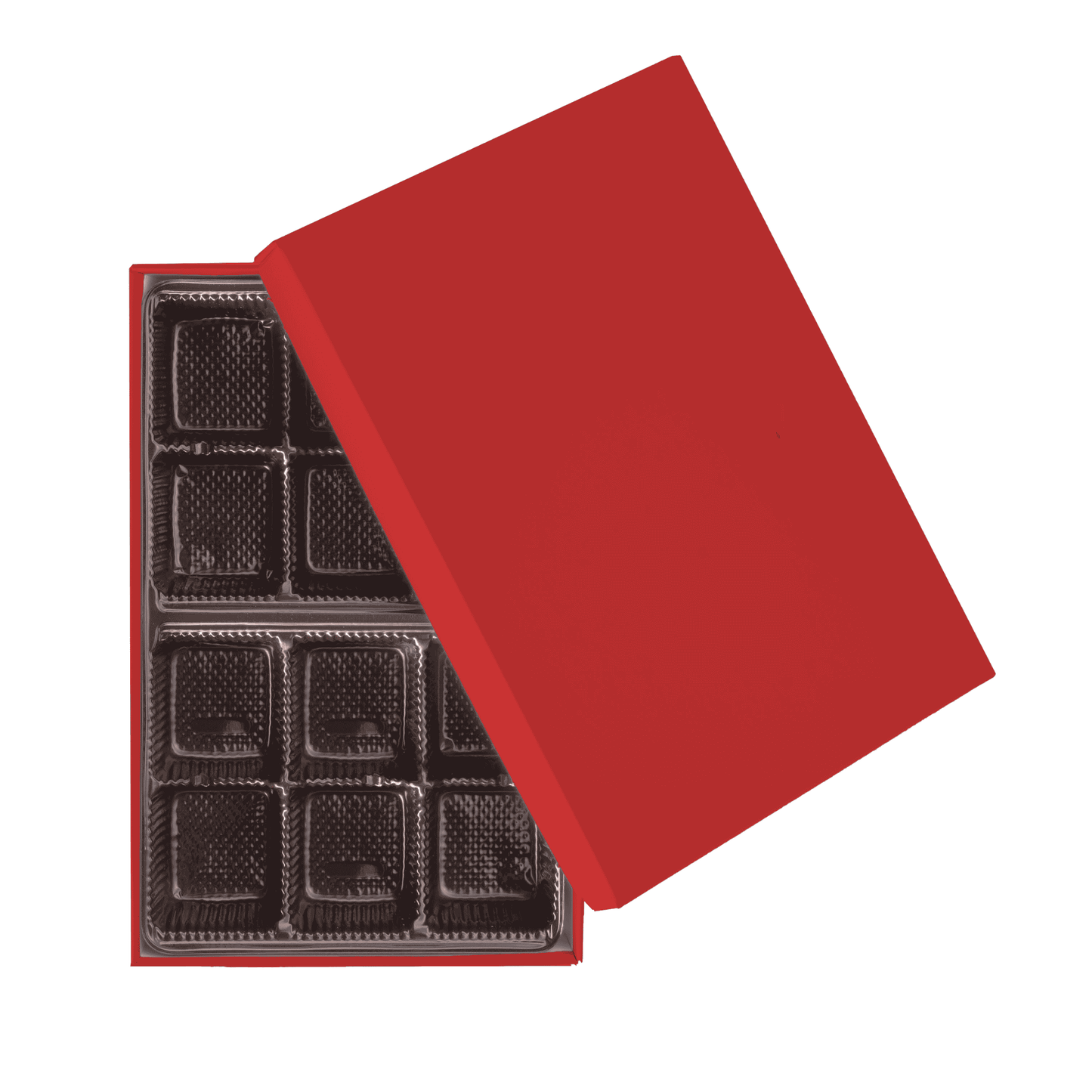 2 PC Chocolate Box - 7.25 x 4.75 x 1.25
