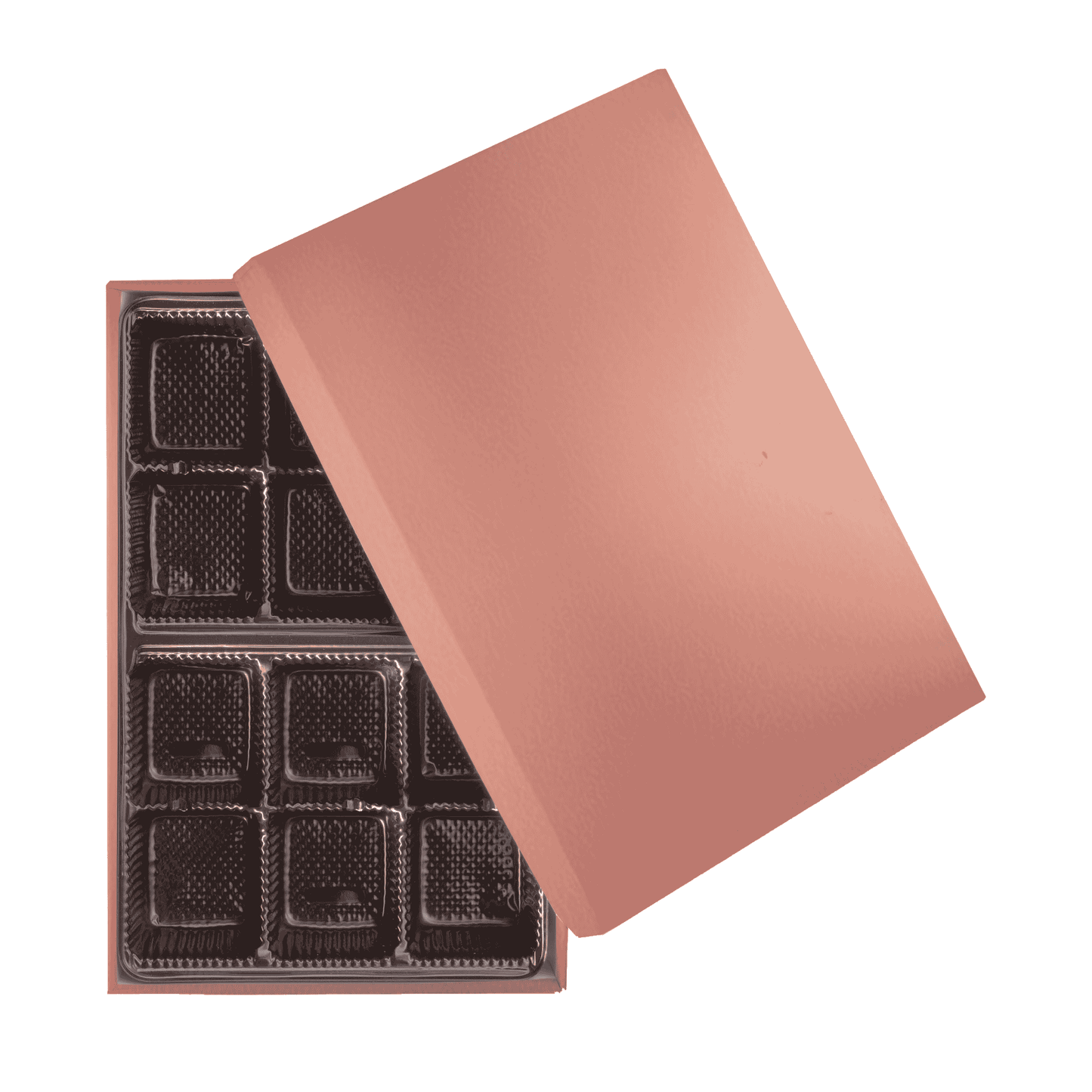 2 PC Chocolate Box - 7.25 x 4.75 x 1.25
