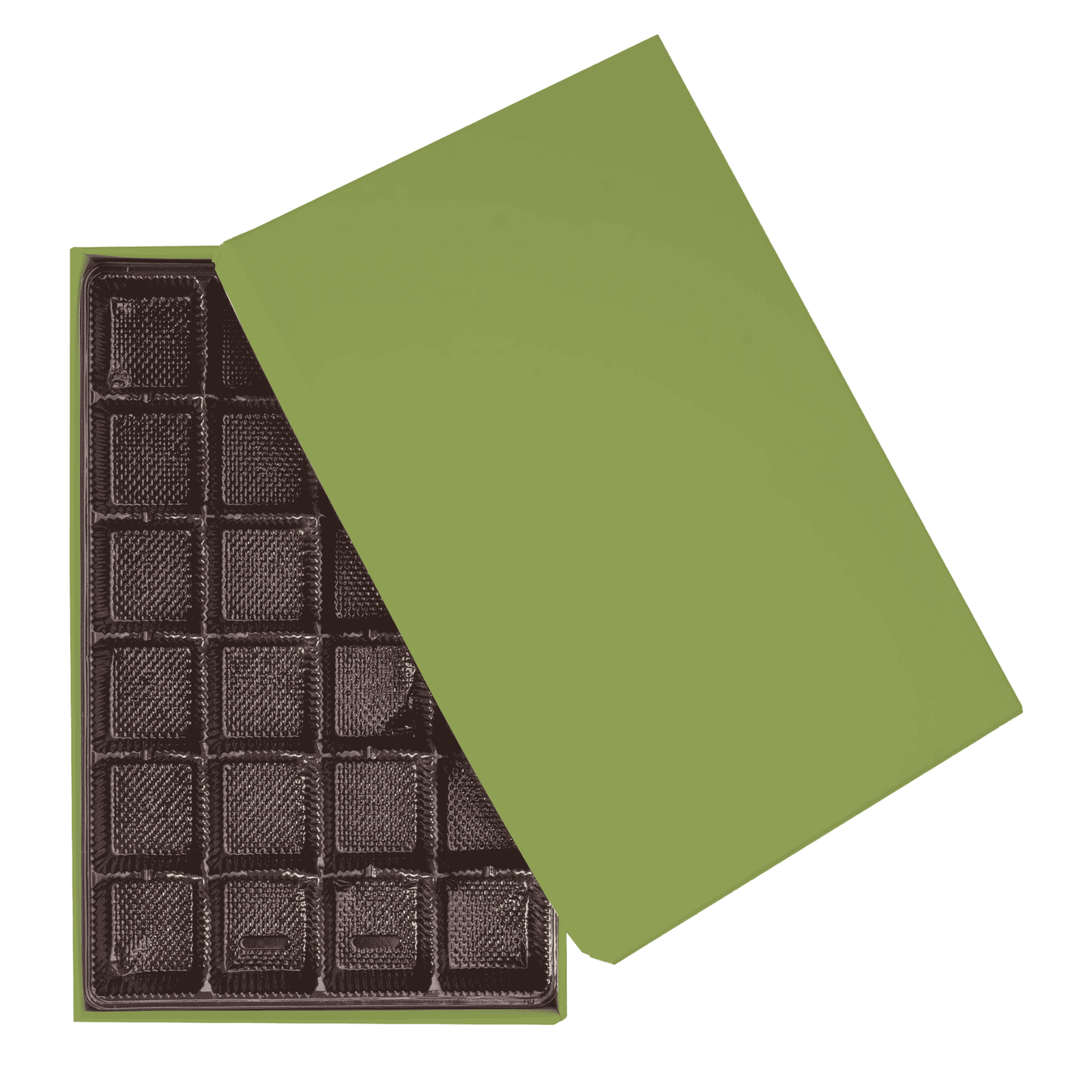 2 PC Chocolate Box -9.75 x 6.25 x 1.25