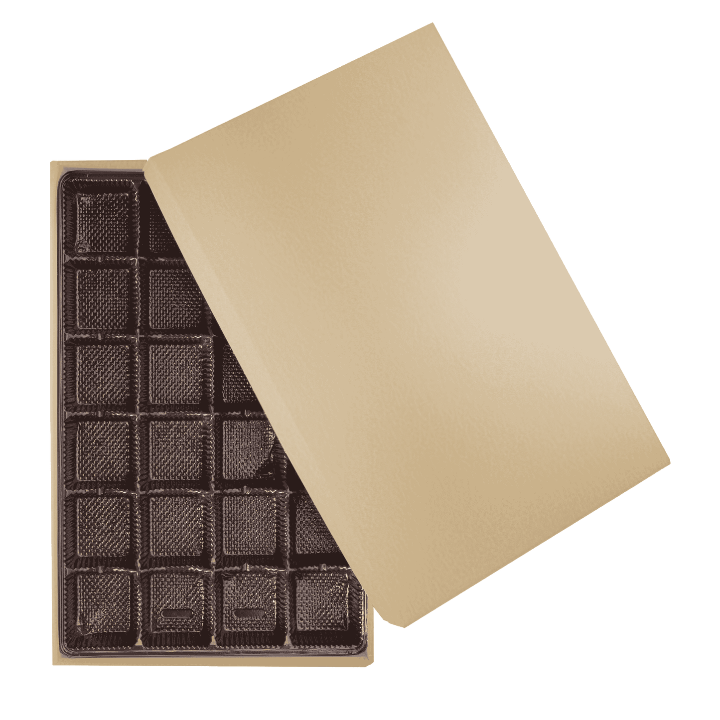 2 PC Chocolate Box -9.75 x 6.25 x 1.25