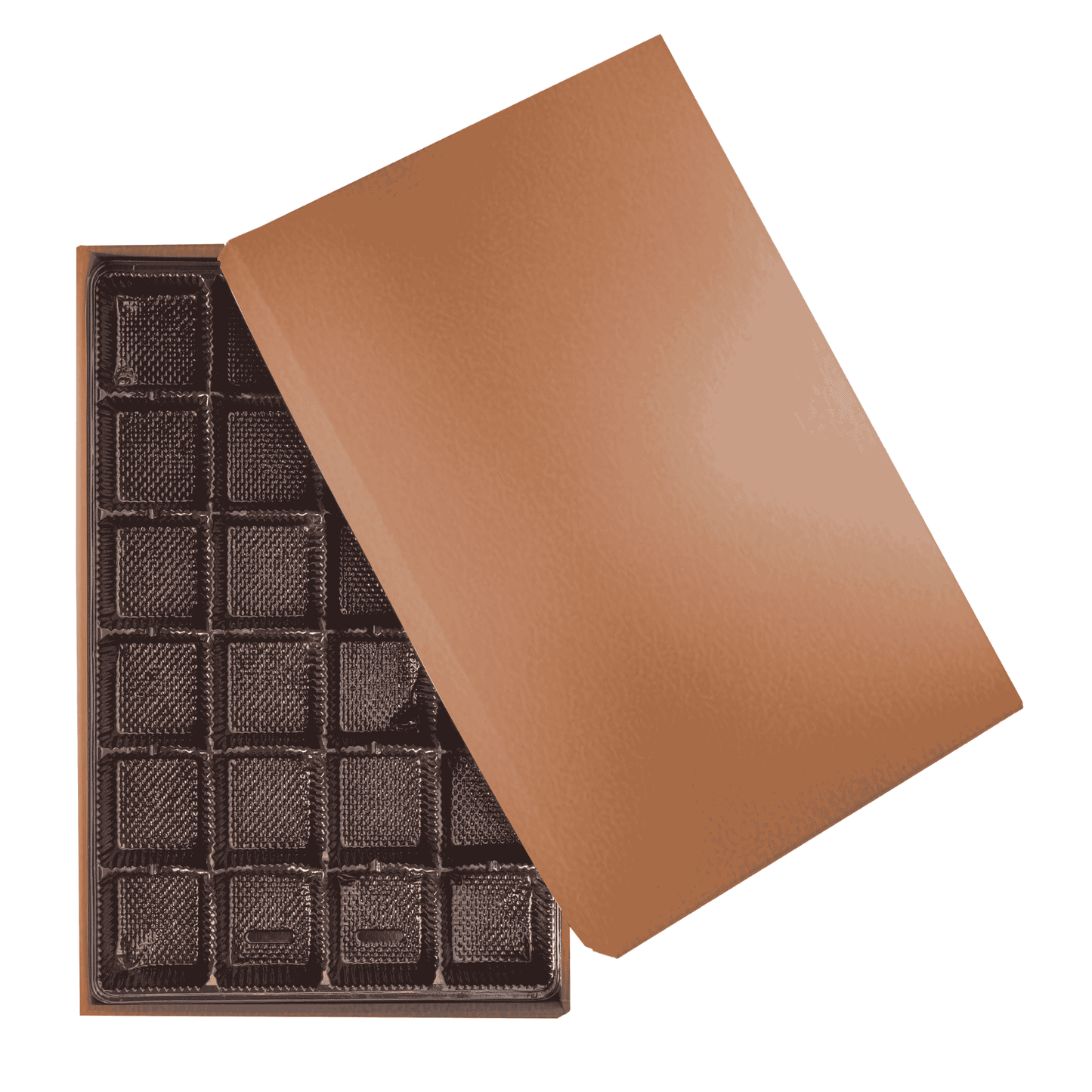 2 PC Chocolate Box -9.75 x 6.25 x 1.25