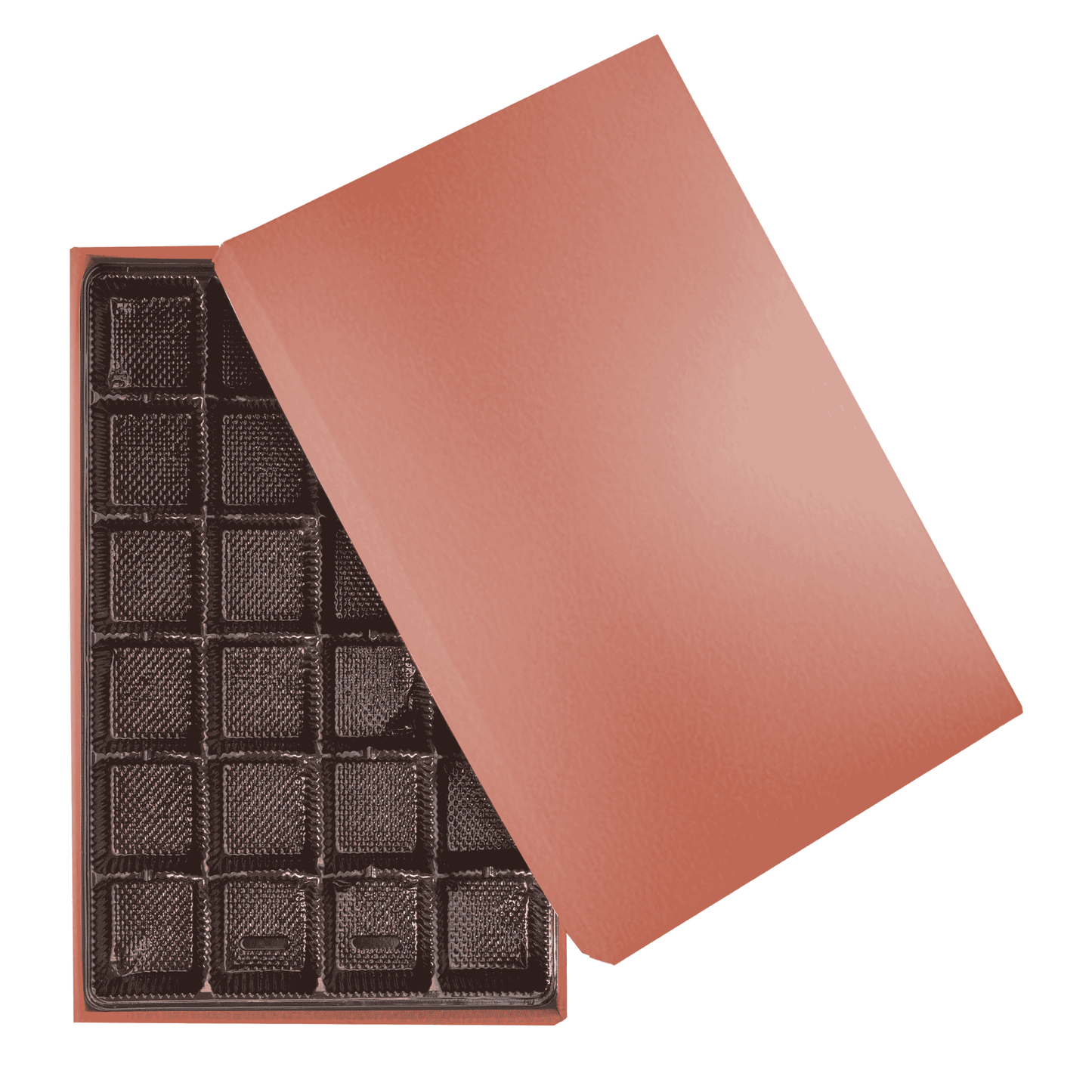 2 PC Chocolate Box -9.75 x 6.25 x 1.25
