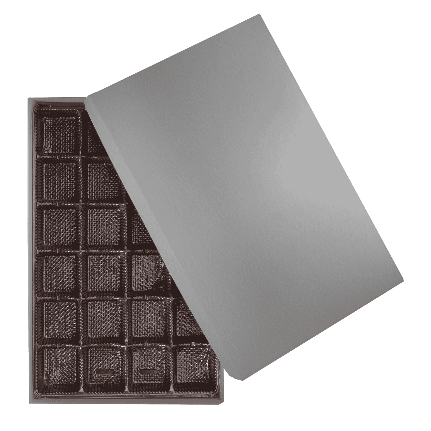 2 PC Chocolate Box -9.75 x 6.25 x 1.25