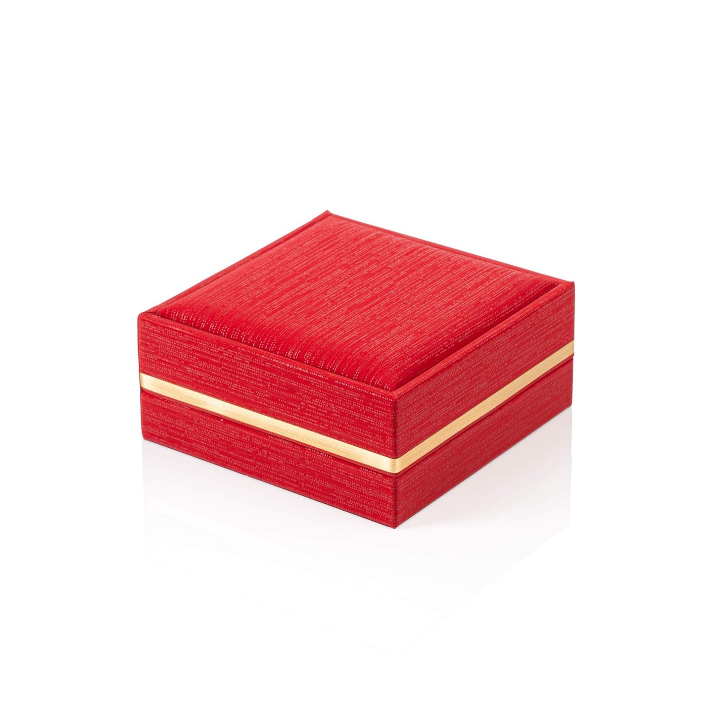 Gold Band Pendant and Earring Box
