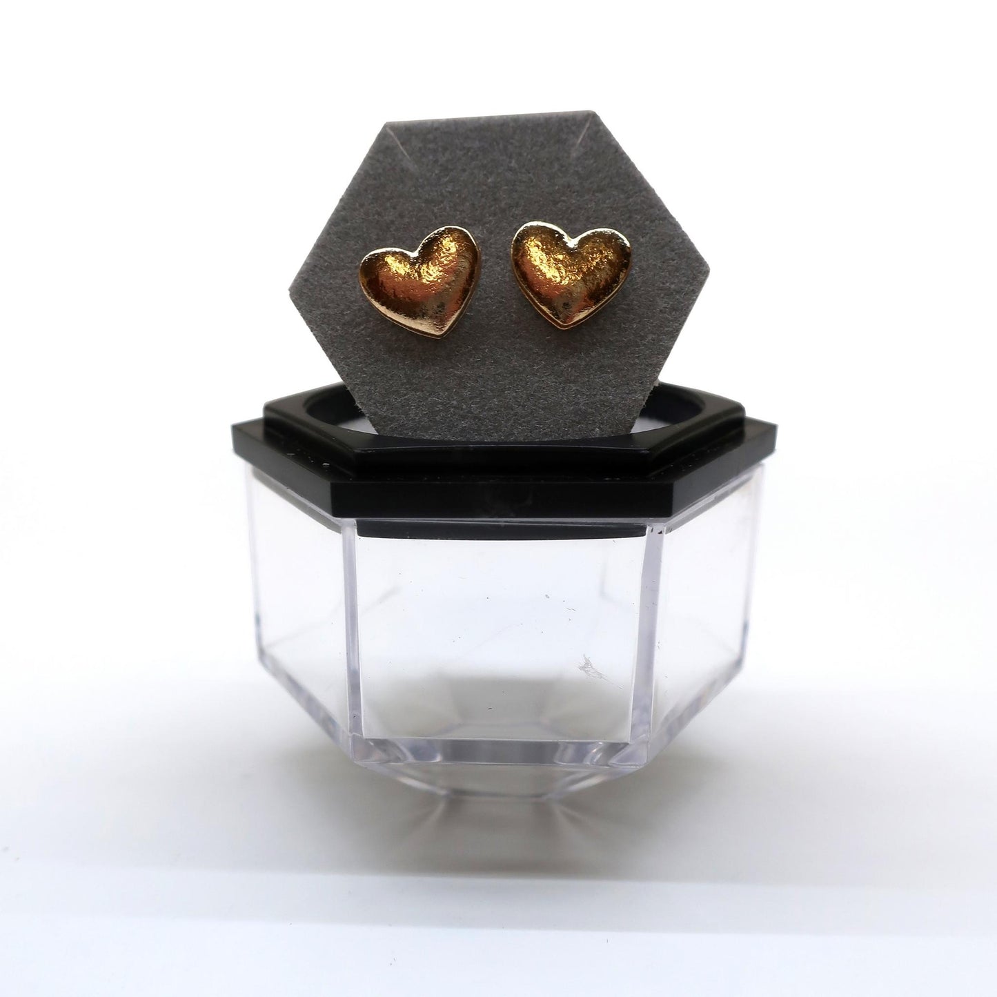 Crystal Clear Hexagonal Display Boxes
