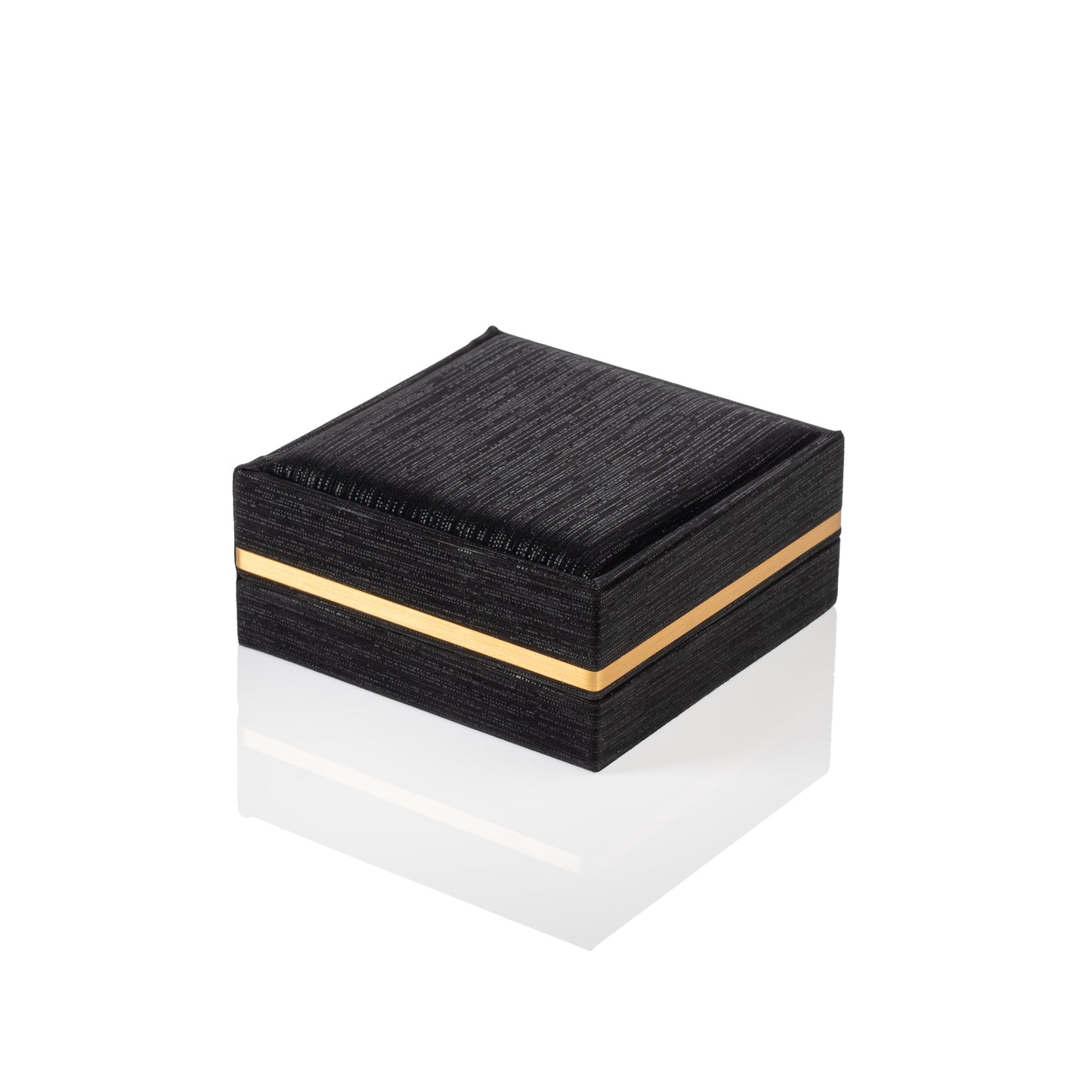 Gold Band Pendant and Earring Box