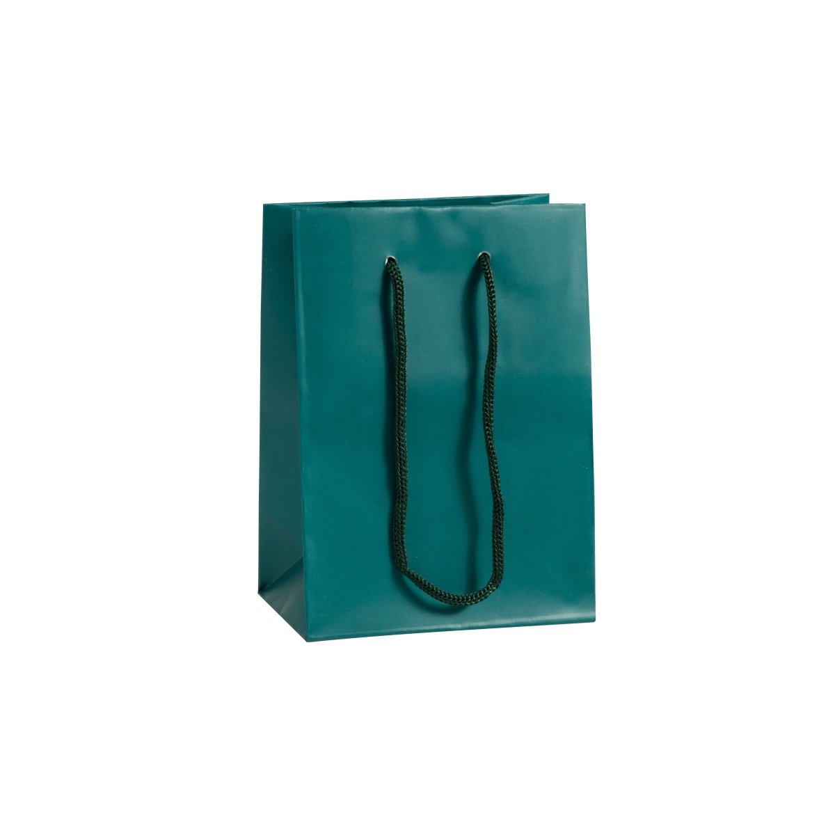 Classic Matte Laminated Gift Bag - 4.875 x 3 x 6.625 - Prestige and Fancy - Green