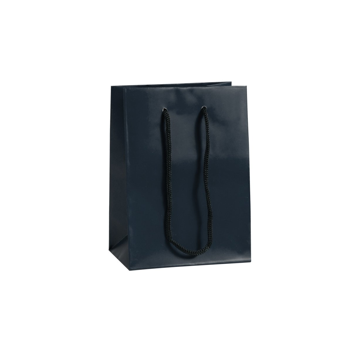 Classic Matte Laminated Gift Bag - 4.875 x 3 x 6.625 - Prestige and Fancy - Navy