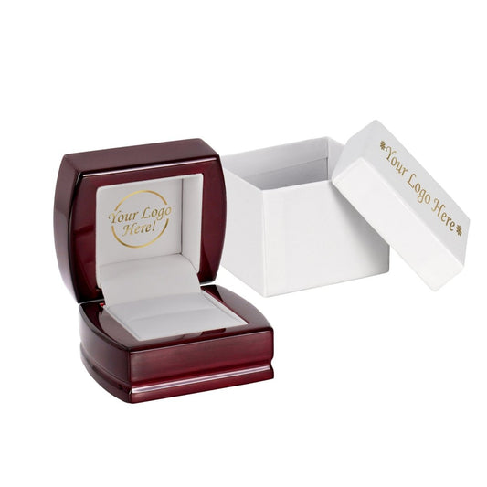Exquisite Rosewood Ring Box - Prestige and Fancy -