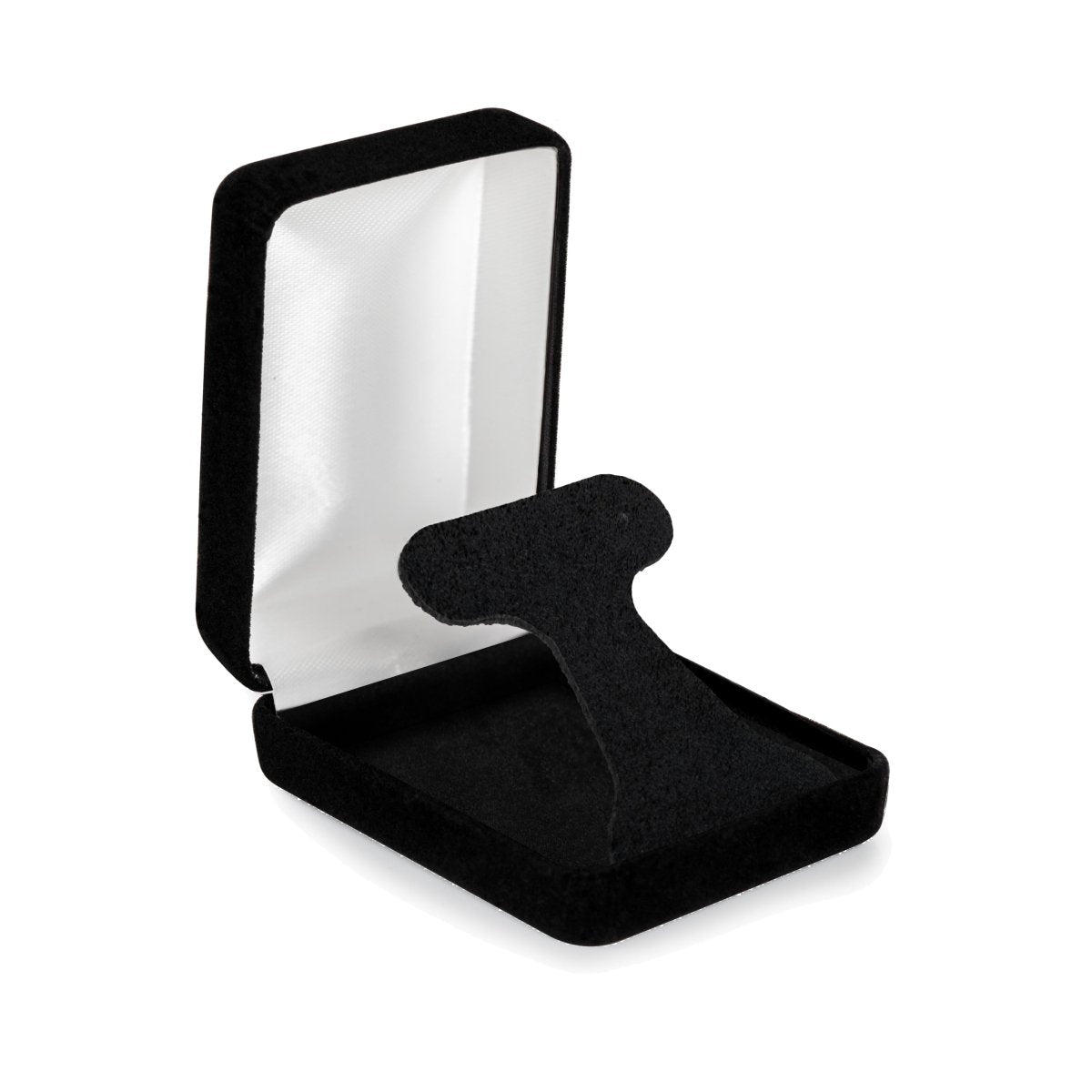 Plushed Velour Hoop Earring Box - Prestige and Fancy - Two Piece Packer