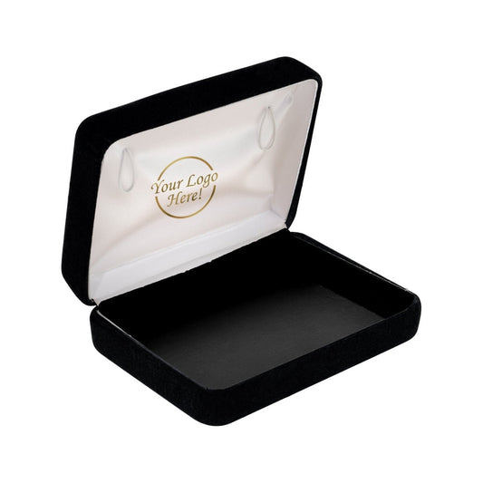 Plushed Velour Mini Necklace Box with Silk Wires - Prestige and Fancy - Chip - No Packer No Sleeve