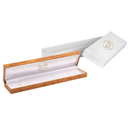 Woodgrain Leatherette Bracelet Box - Prestige and Fancy -