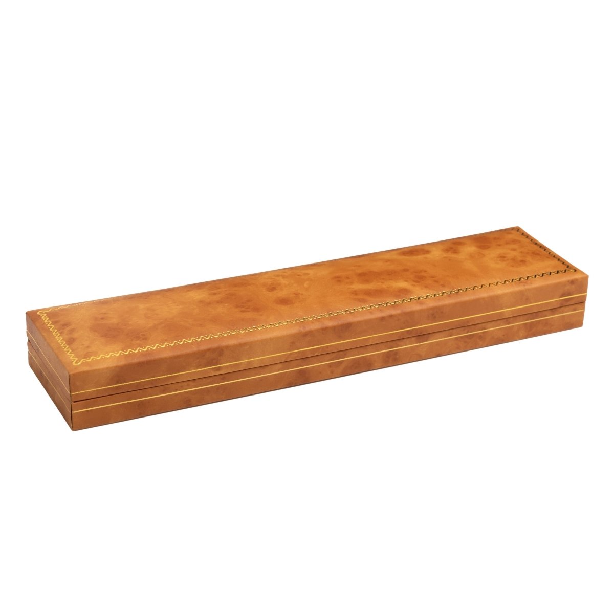 Woodgrain Leatherette Bracelet Box - Prestige and Fancy -