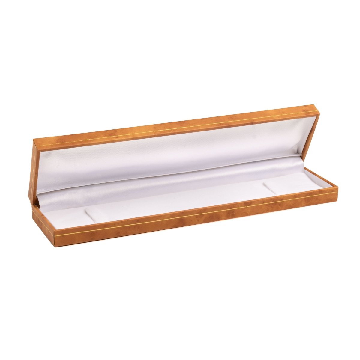 Woodgrain Leatherette Bracelet Box - Prestige and Fancy -