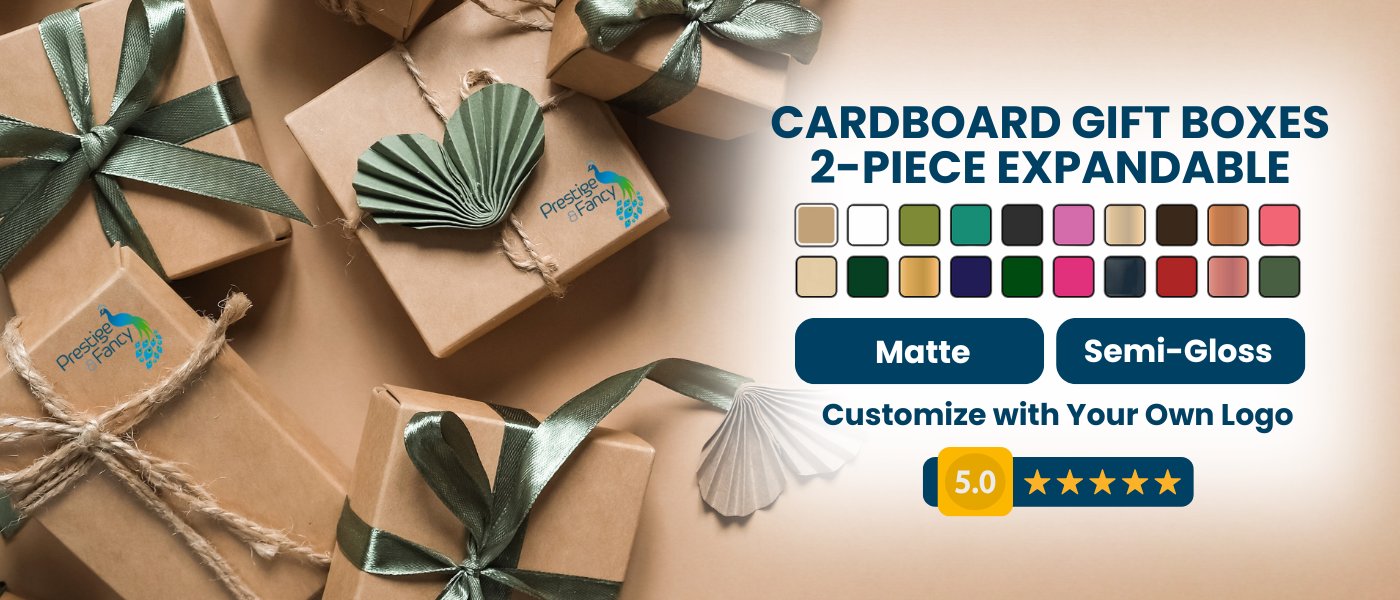 EXPANDABLE Cardboard Jewelry Gift Boxes 📦 | PrestigeFancy.com
