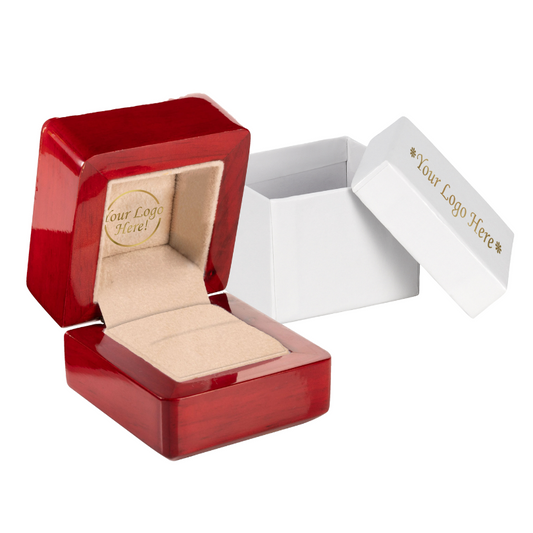 Luxurious Rosewood Ring Box