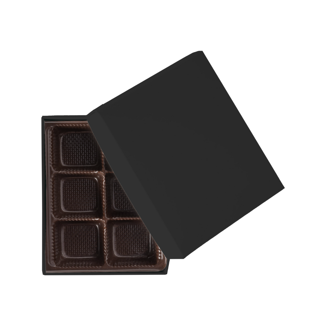 2 PC Chocolate Box - 4.5 x 3.75 x 1.25