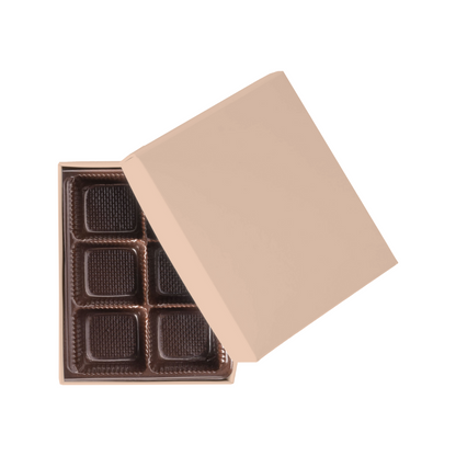 2 PC Chocolate Box - 4.5 x 3.75 x 1.25