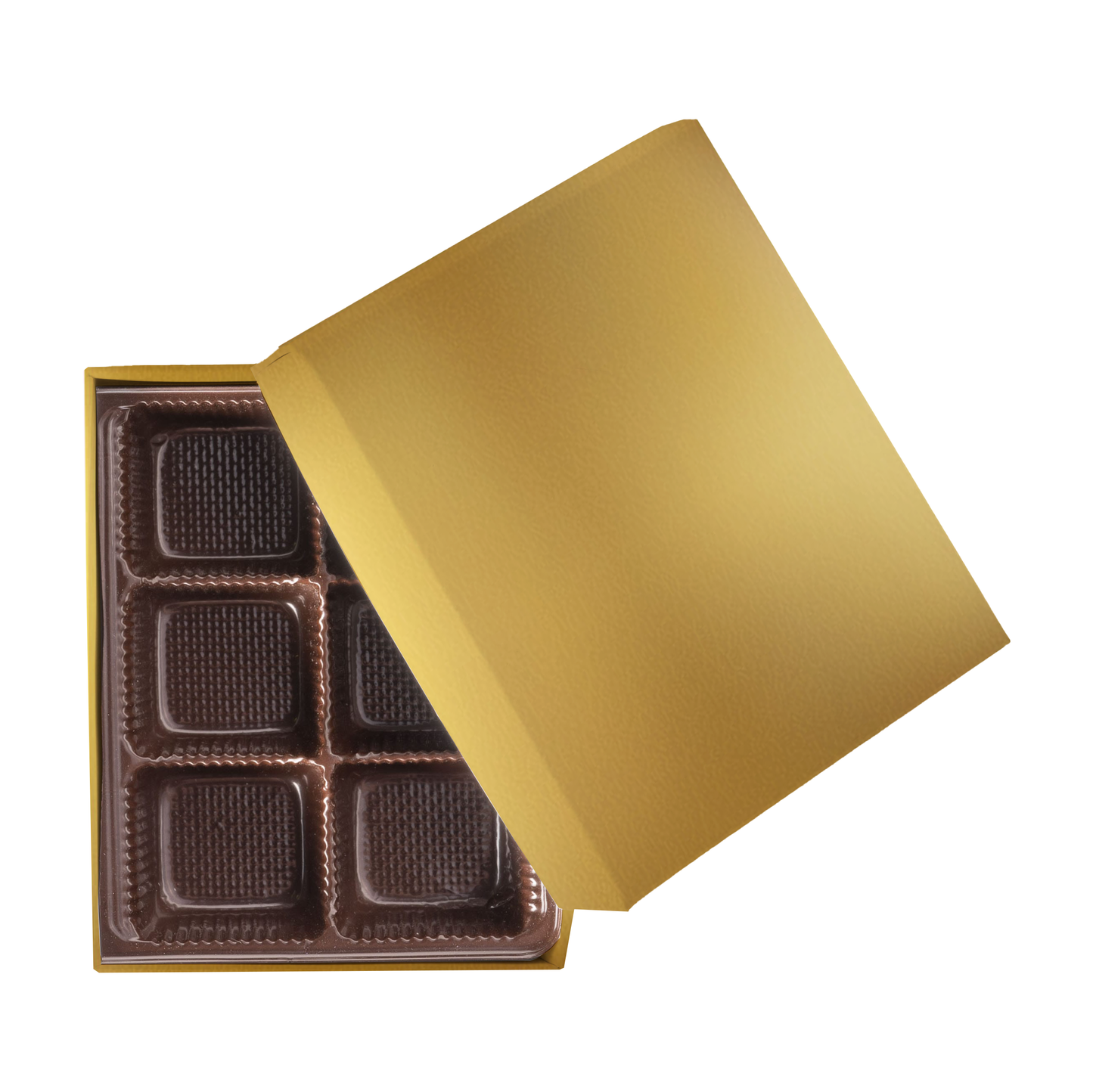 2 PC Chocolate Box - 4.5 x 3.75 x 1.25