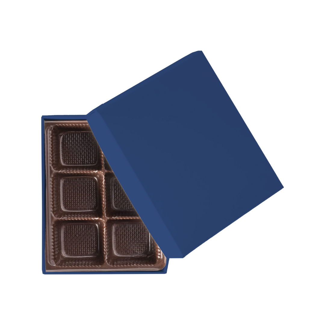 2 PC Chocolate Box - 4.5 x 3.75 x 1.25