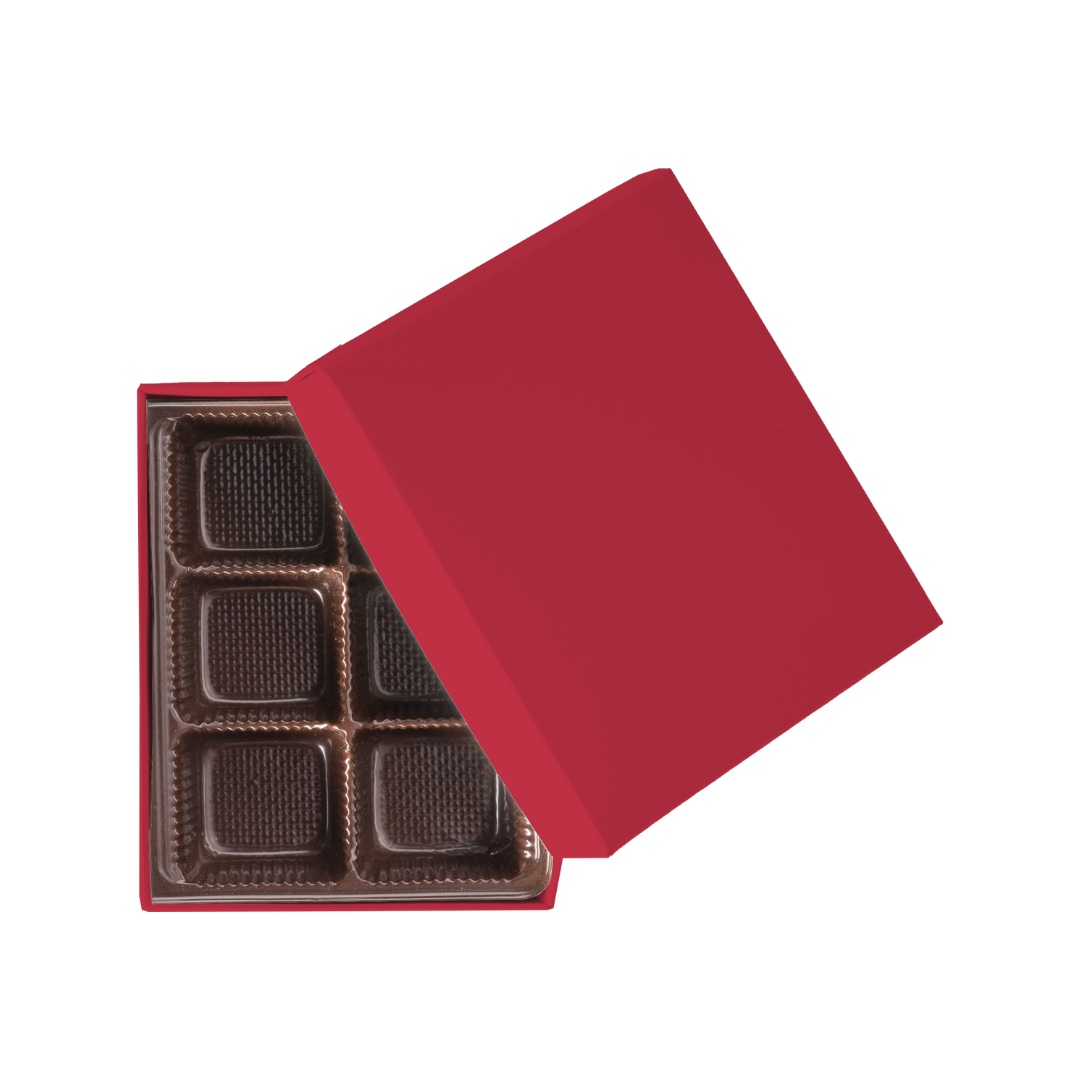 2 PC Chocolate Box - 4.5 x 3.75 x 1.25