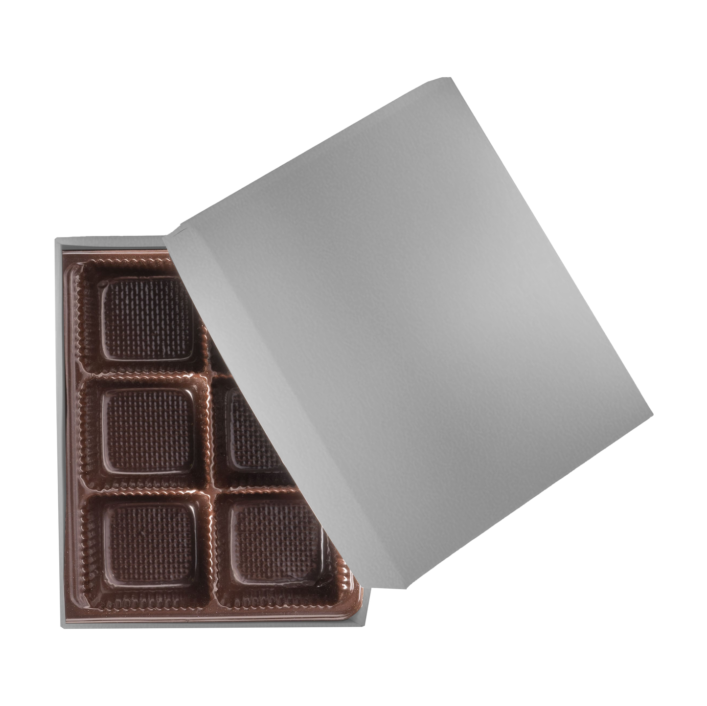 2 PC Chocolate Box - 4.5 x 3.75 x 1.25