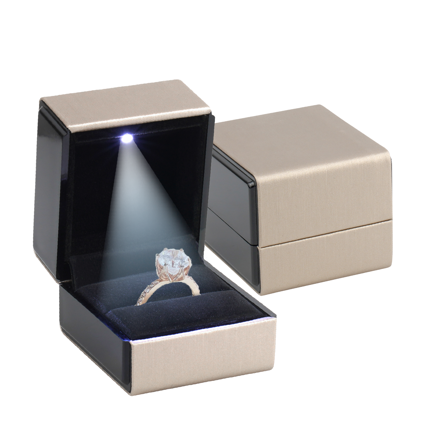 Square LED Ring Box