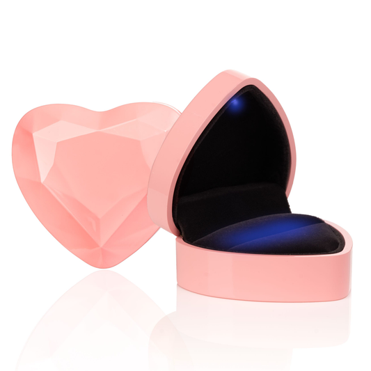 Heart Shaped LED Ring Box