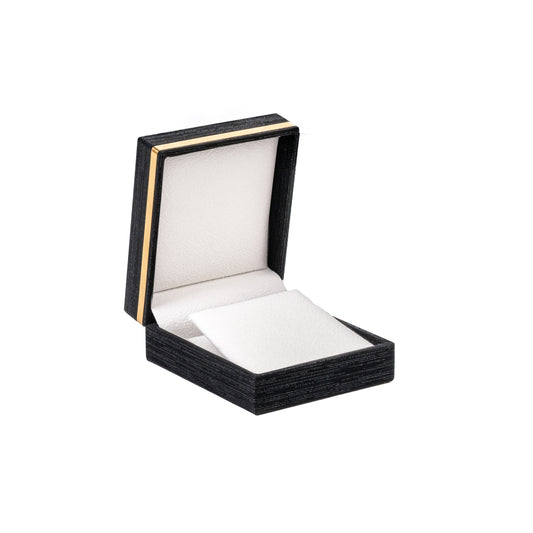 Gold Band Pendant and Earring Box