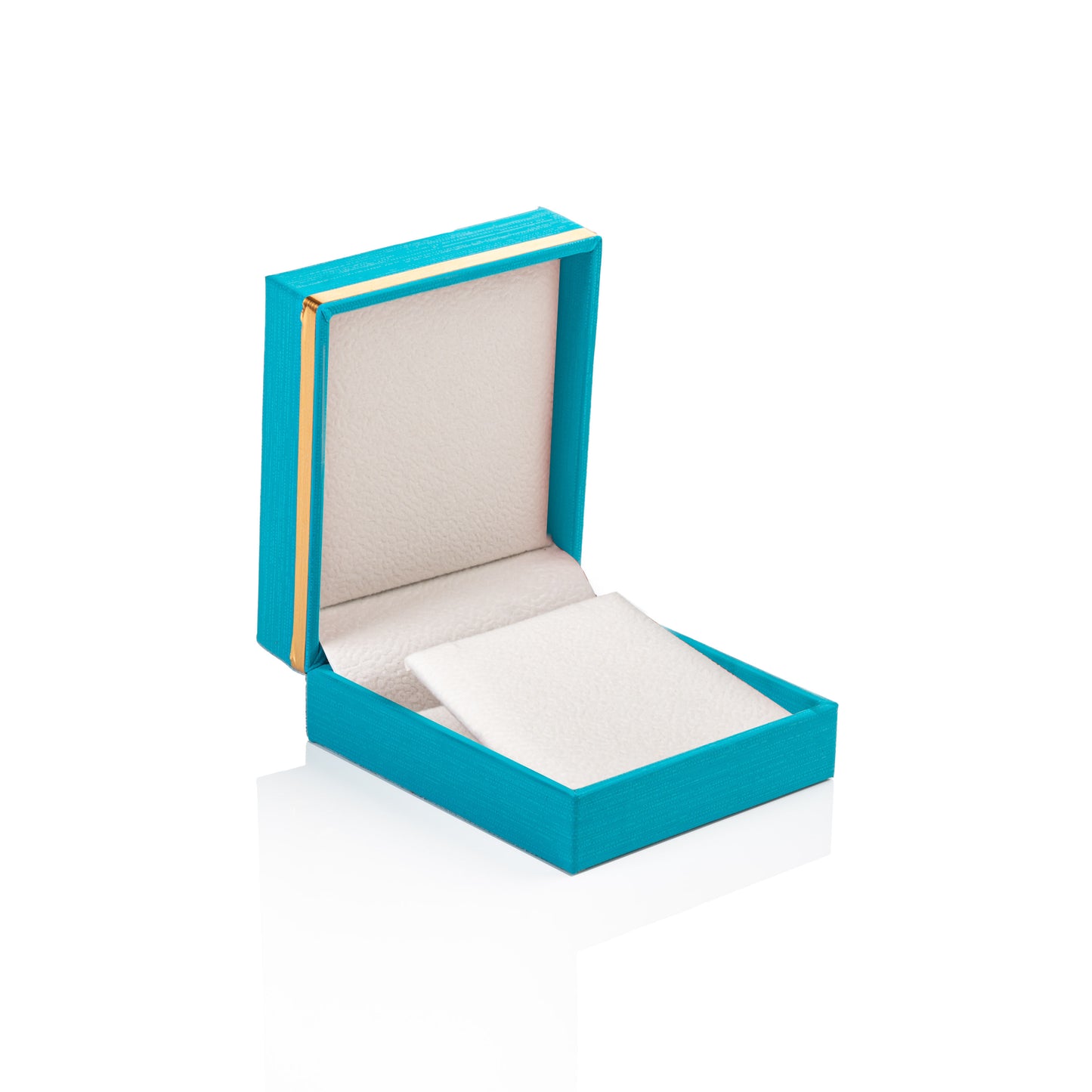 Gold Band Pendant and Earring Box