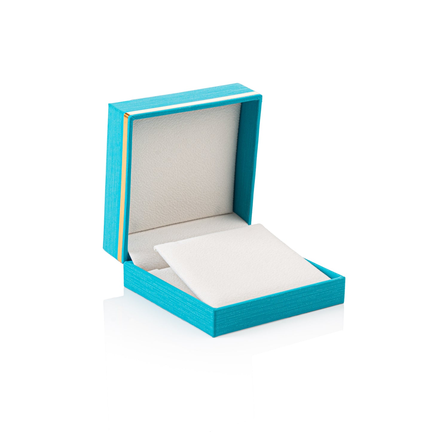 Gold Band Deluxe Pendant and Earring Box