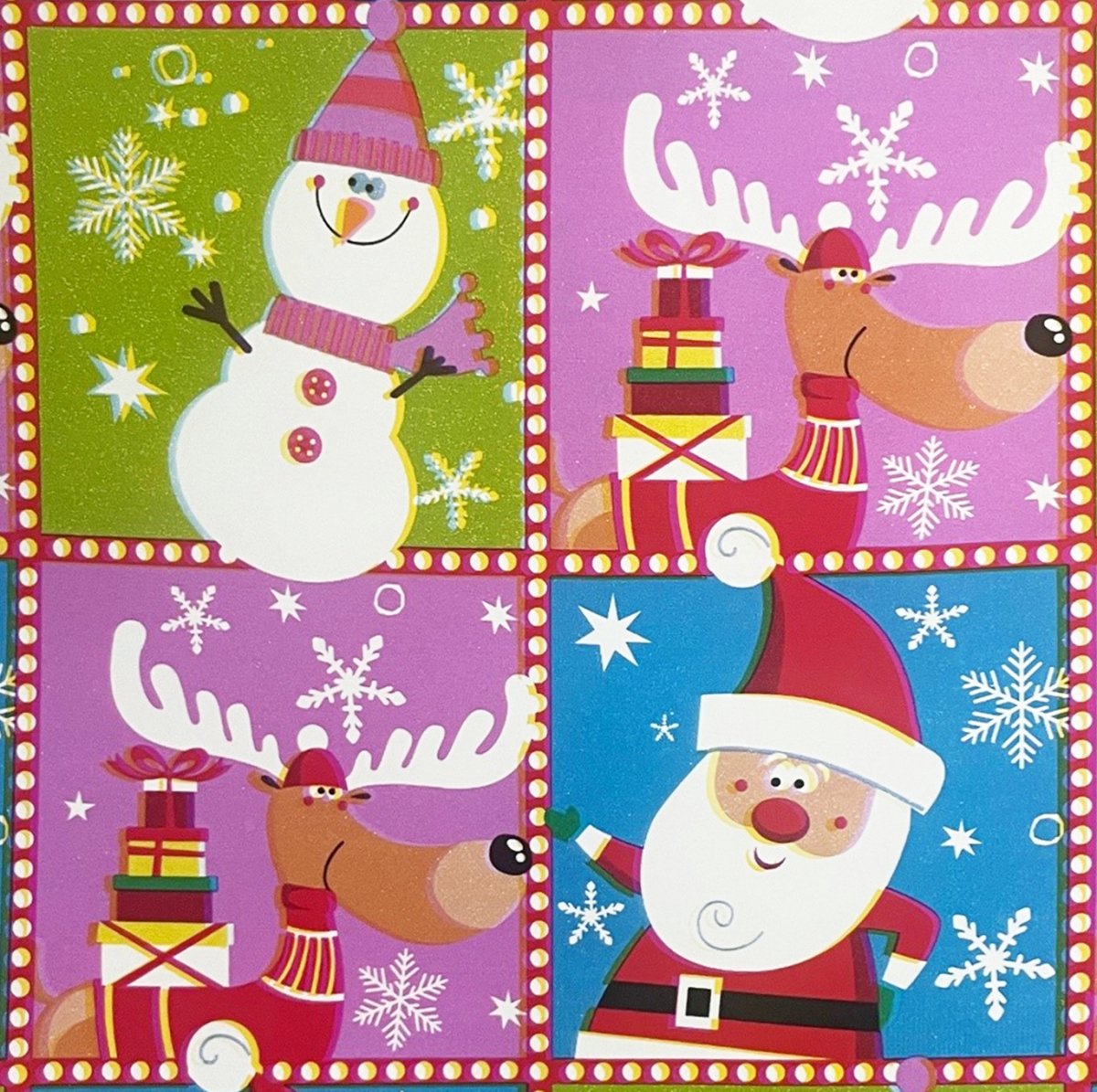 Gift Wrap - Prestige and Fancy - Santa and Reindeer
