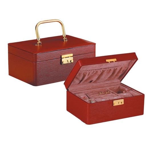 Jewelry Case with Handle and Key - Prestige and Fancy -