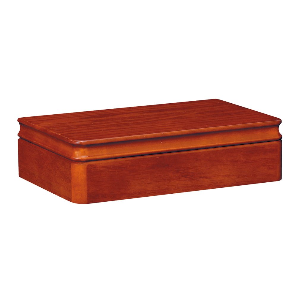 Mahogany Wood Jewelry Case with Mirror - Prestige and Fancy -