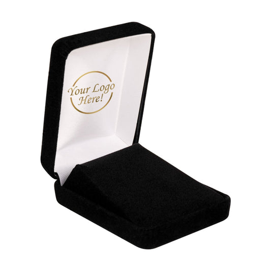 Plushed Velour Pendant Box - Prestige and Fancy - Chip - No Packer No Sleeve