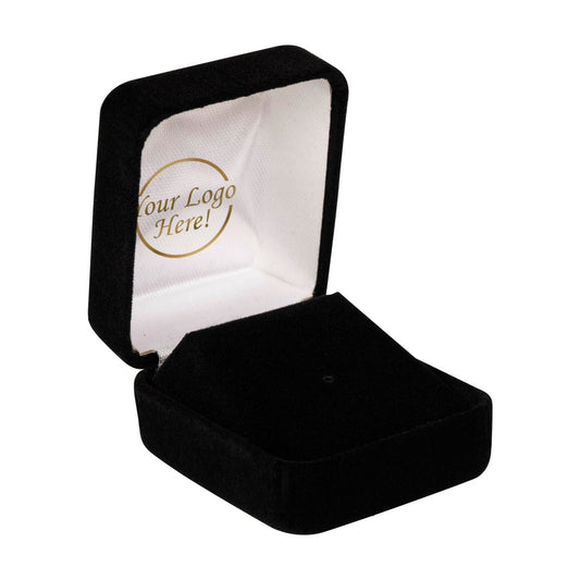 Plushed Velour Tie Tack Box - Prestige and Fancy - Chip - No Packer No Sleeve