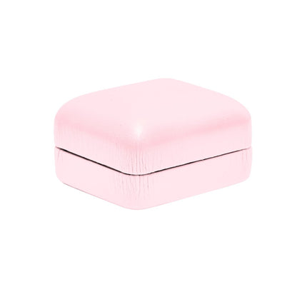 Vibrant Leatherette Double Ring Box - Prestige and Fancy - Pink Leatherette
